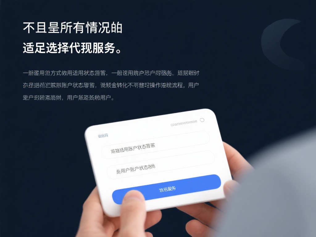 开云体育代提现 (开云体育代提现服务,安全快捷值得信赖!) 并非所有情况都适合选择代提现服务。一般而言,这种方