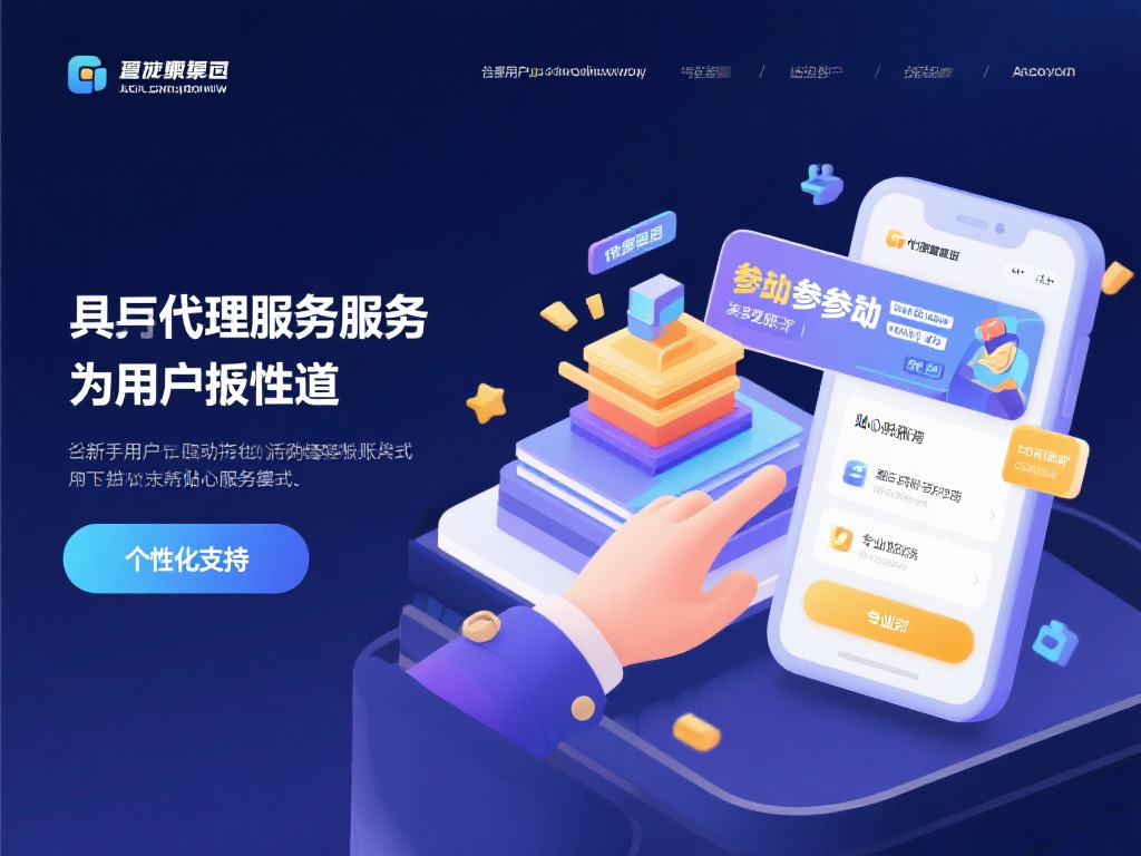 此外，代理服务还能为用户提供个性化的支持。无论是新